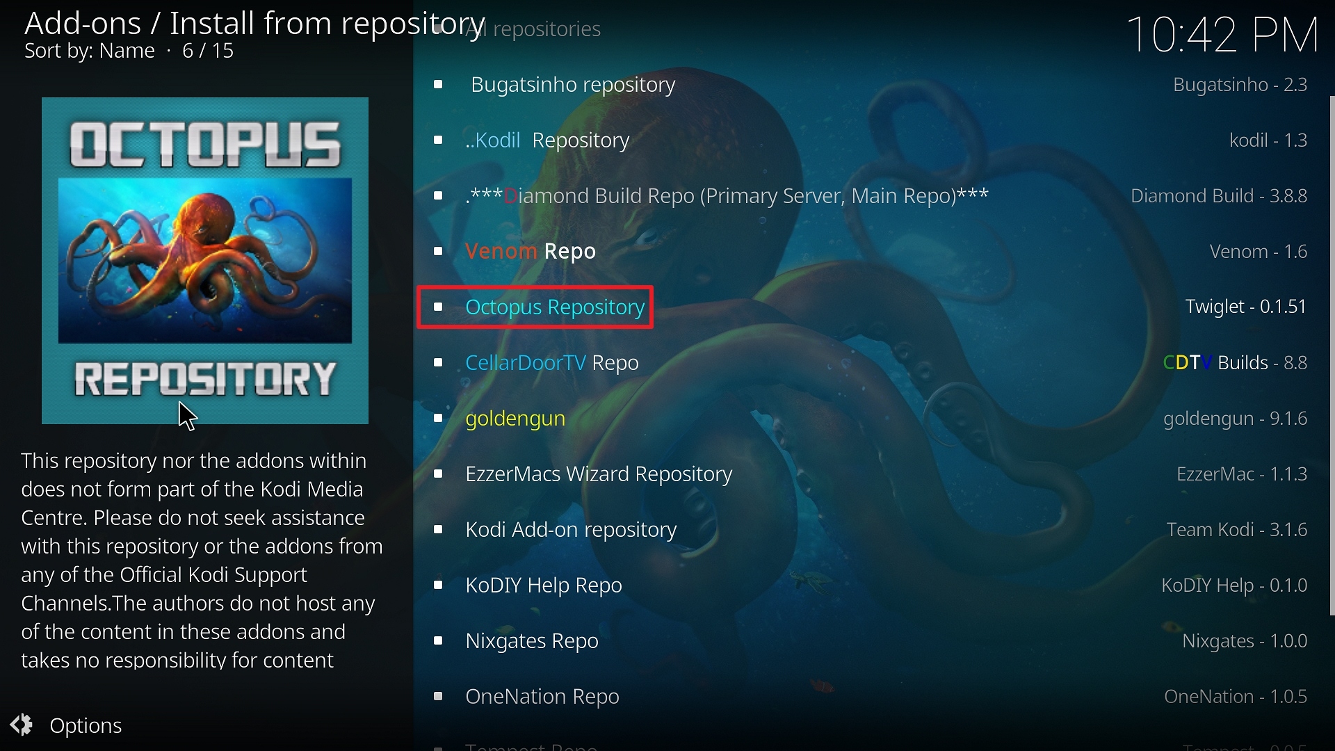 Step 20 Installing Alvin addon on Kodi