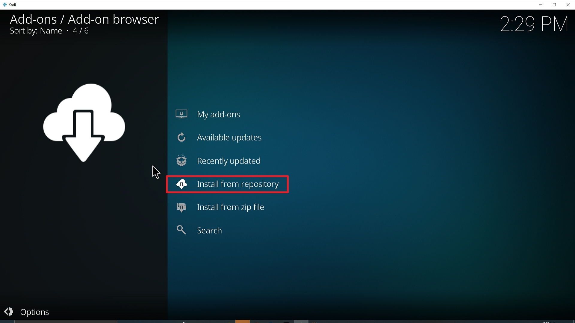 Step 19 Installing Clowns RepLica addon on Kodi