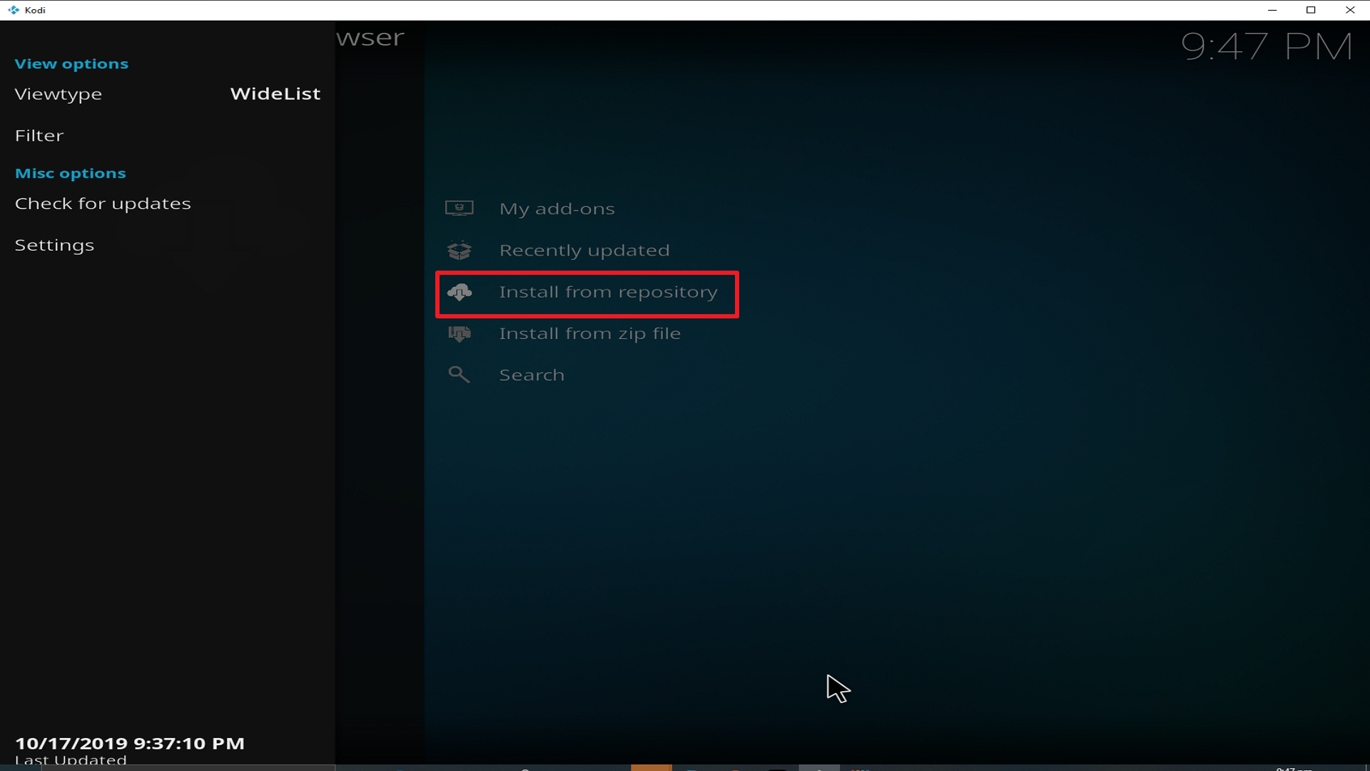 Step 19 Installing Scrubs V2 addon on Kodi