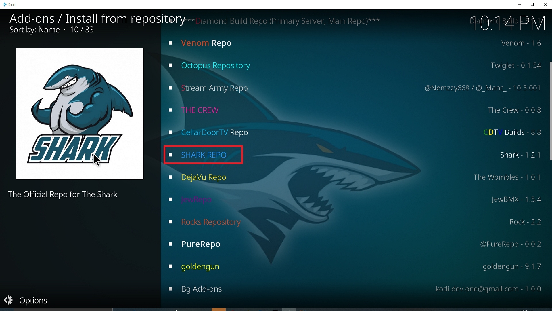 Step 20 Installing Sports Classic Kodi