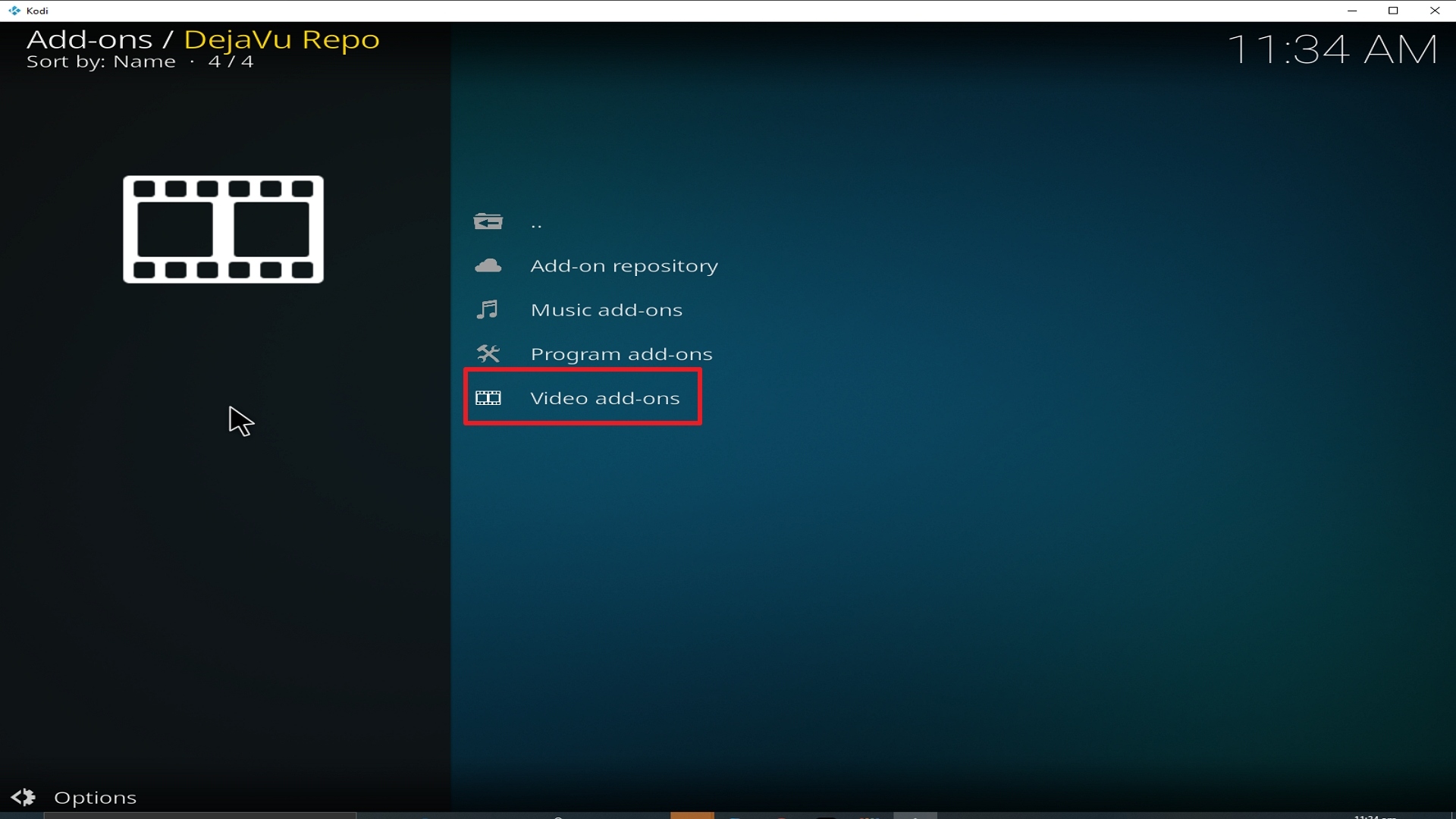 Step 21 Installing Deja Vu addon on Kodi