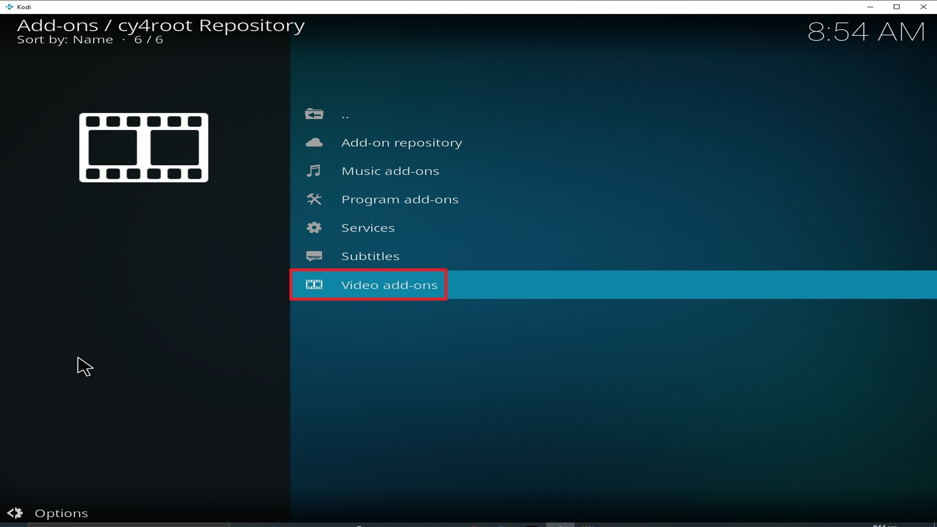 Step 21 Installing Mirror addon on Kodi