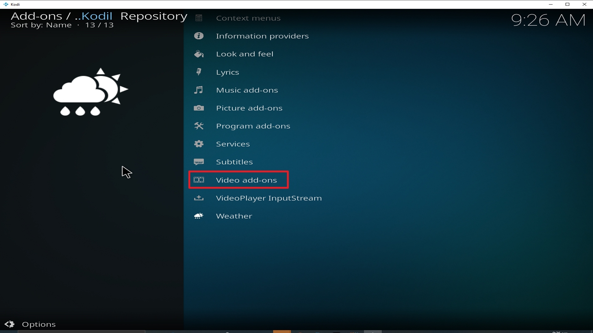 Step 21 Installing cCloud TV addon on Kodi