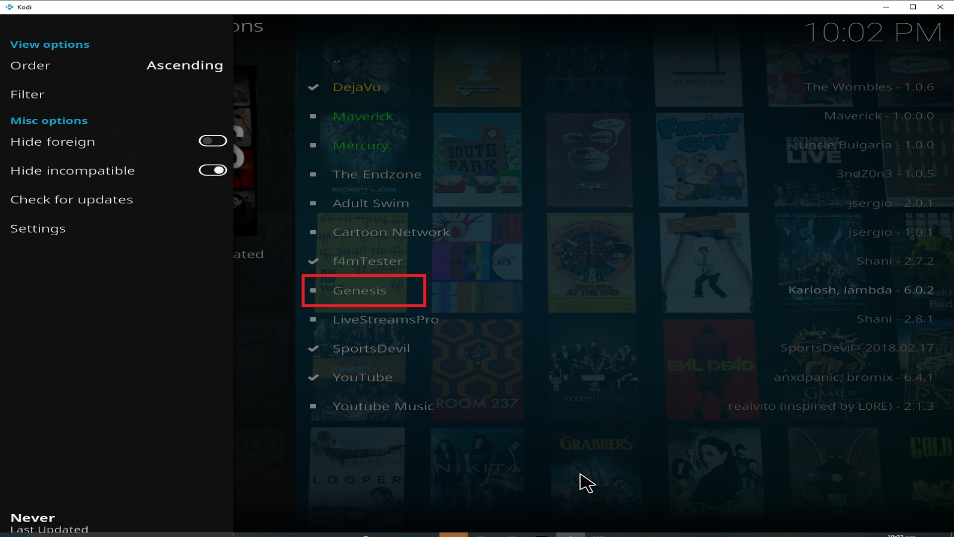 Step 22 Installing Genesis addon on Kodi
