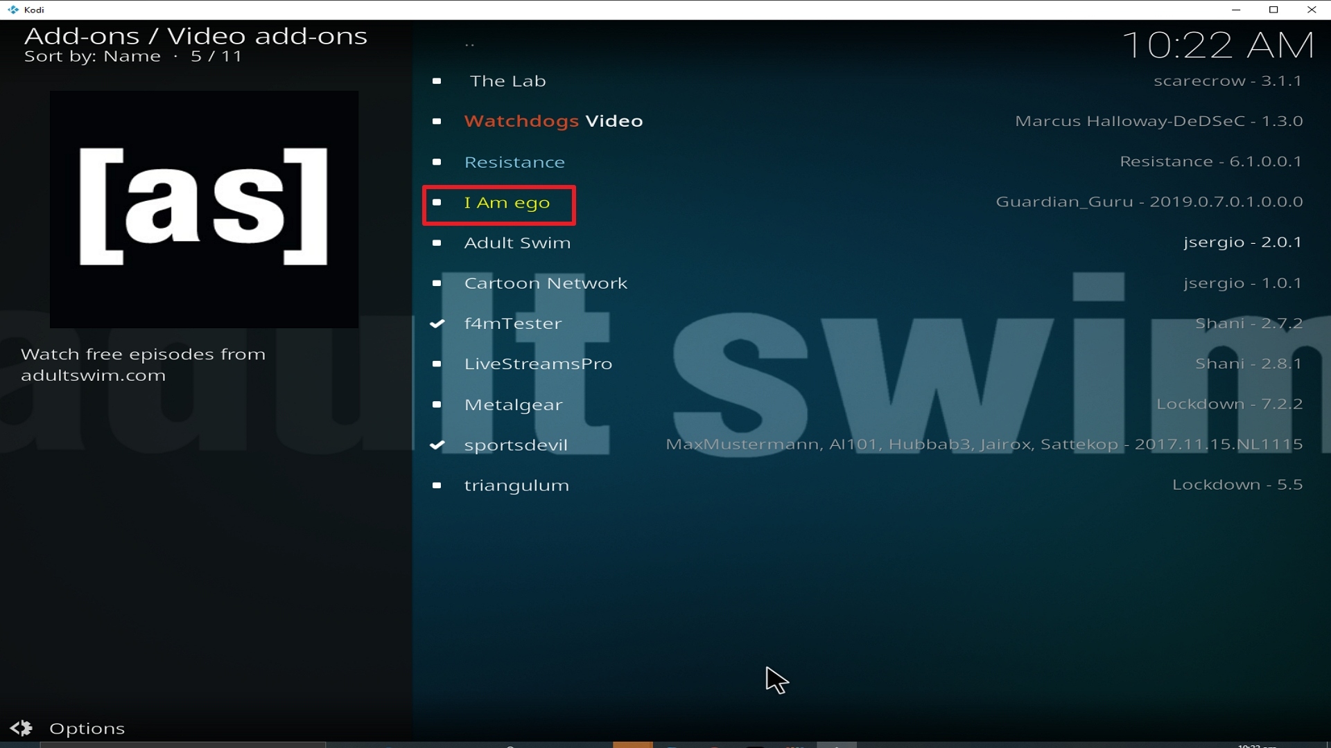 Step 22 Installing I Am Ego addon on Kodi