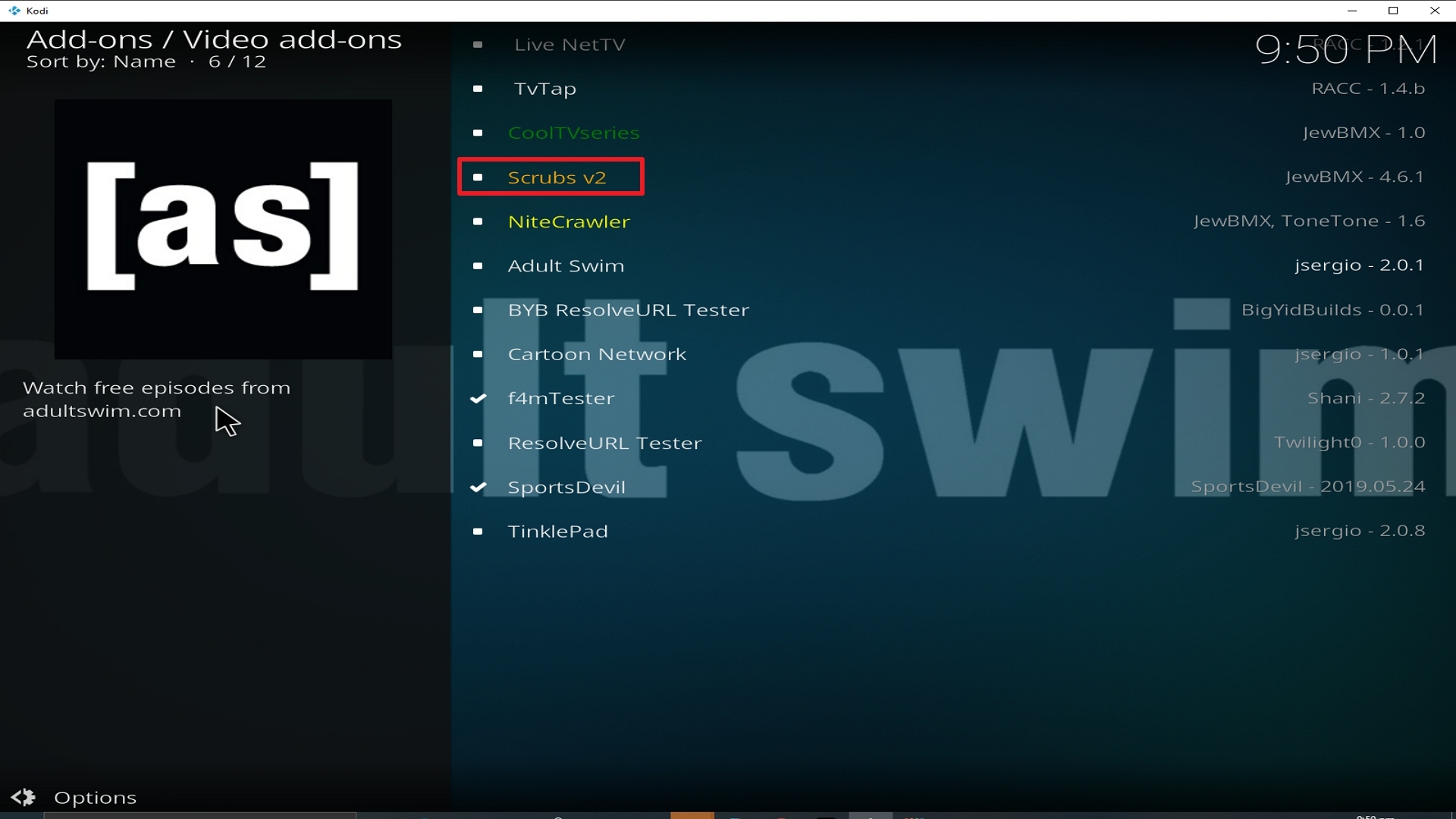 Step 22 Installing Scrubs V2 addon on Kodi