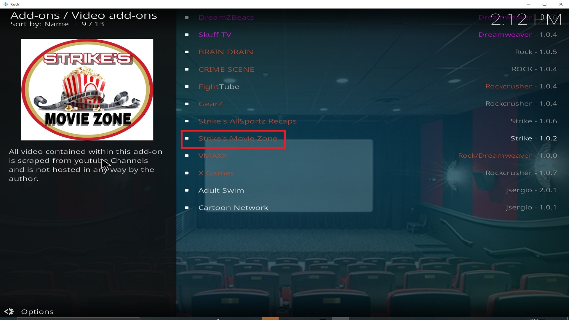 Step 22 Installing Strikes Movie Zone addon on Kodi