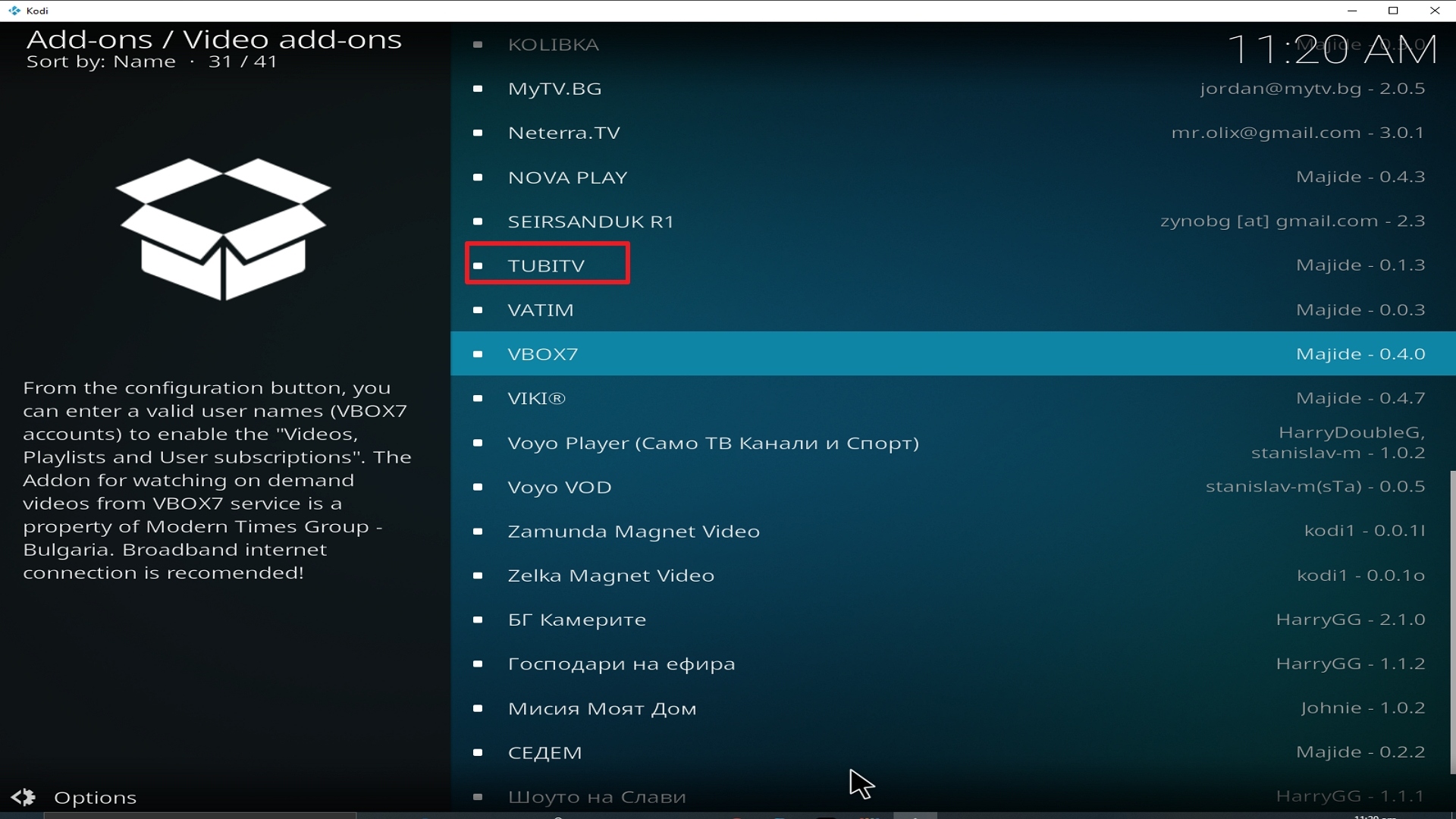 Step 22 Installing Tubi TV addon on Kodi