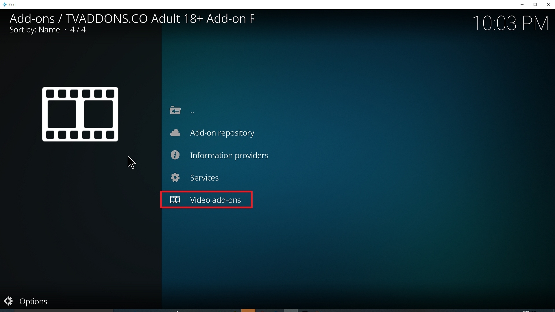 Step 23 Installing Adult Hideout Kodi addon on Kodi