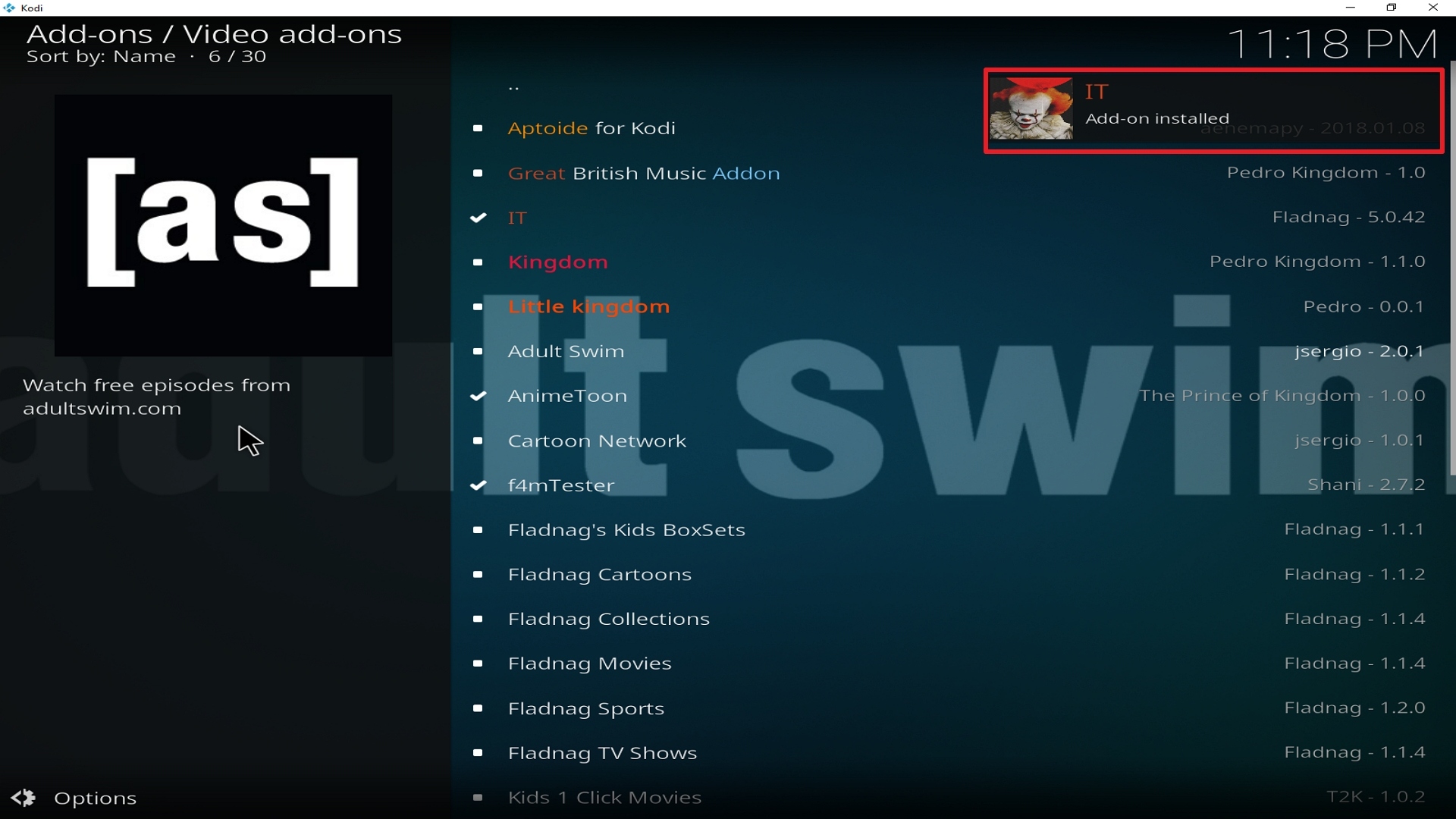 Step 25 Installing IT addon on Kodi