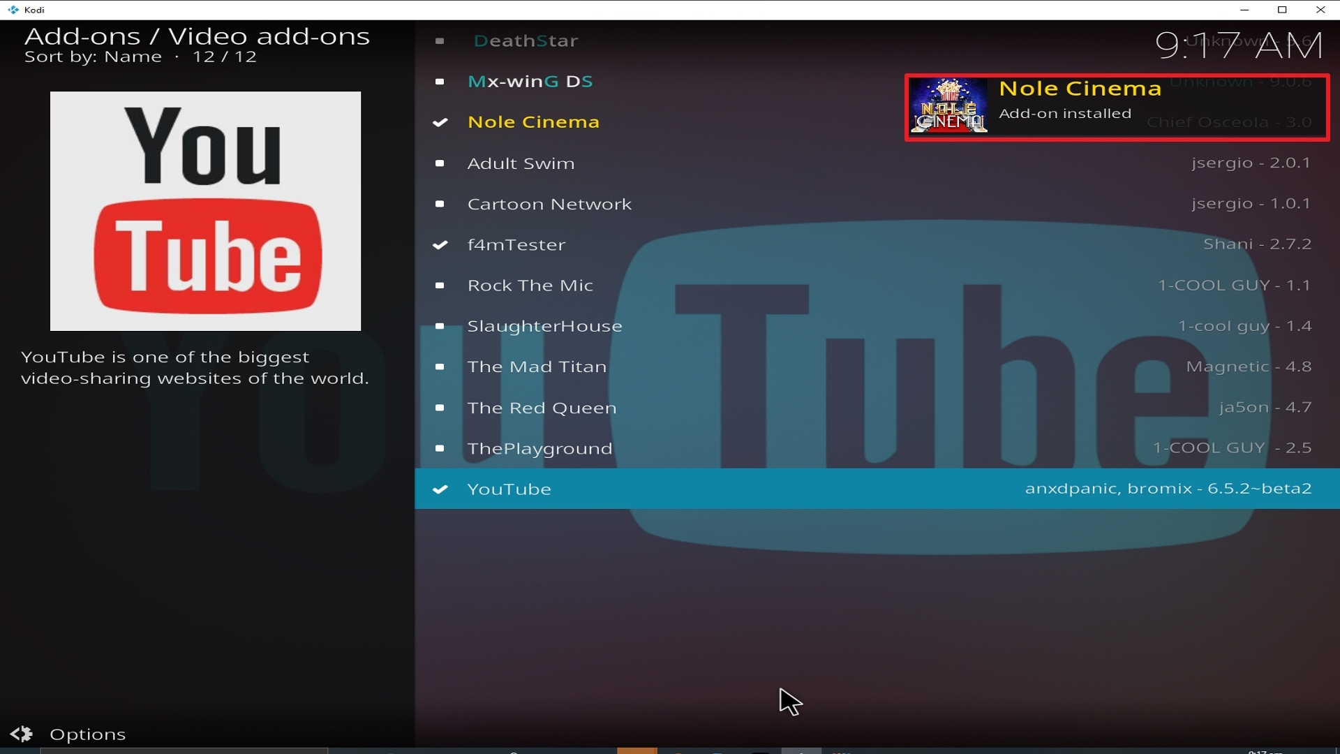 Step 25 Installing Nole Cinema addon on Kodi