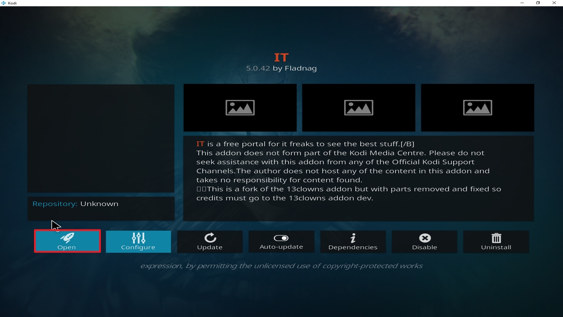 Step 26 Installing IT addon on Kodi