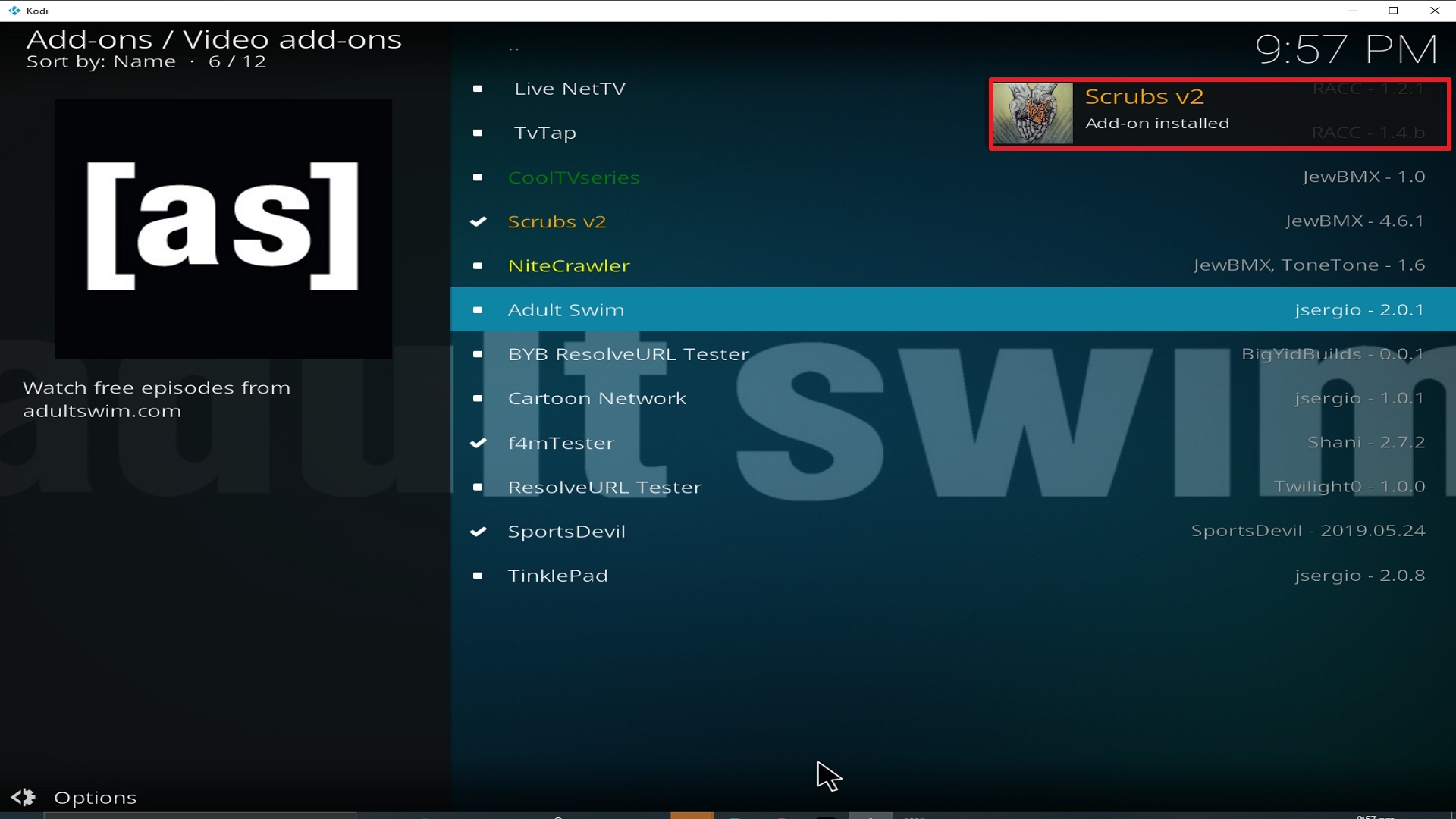 Step 26 Installing Scrubs V2 addon on Kodi