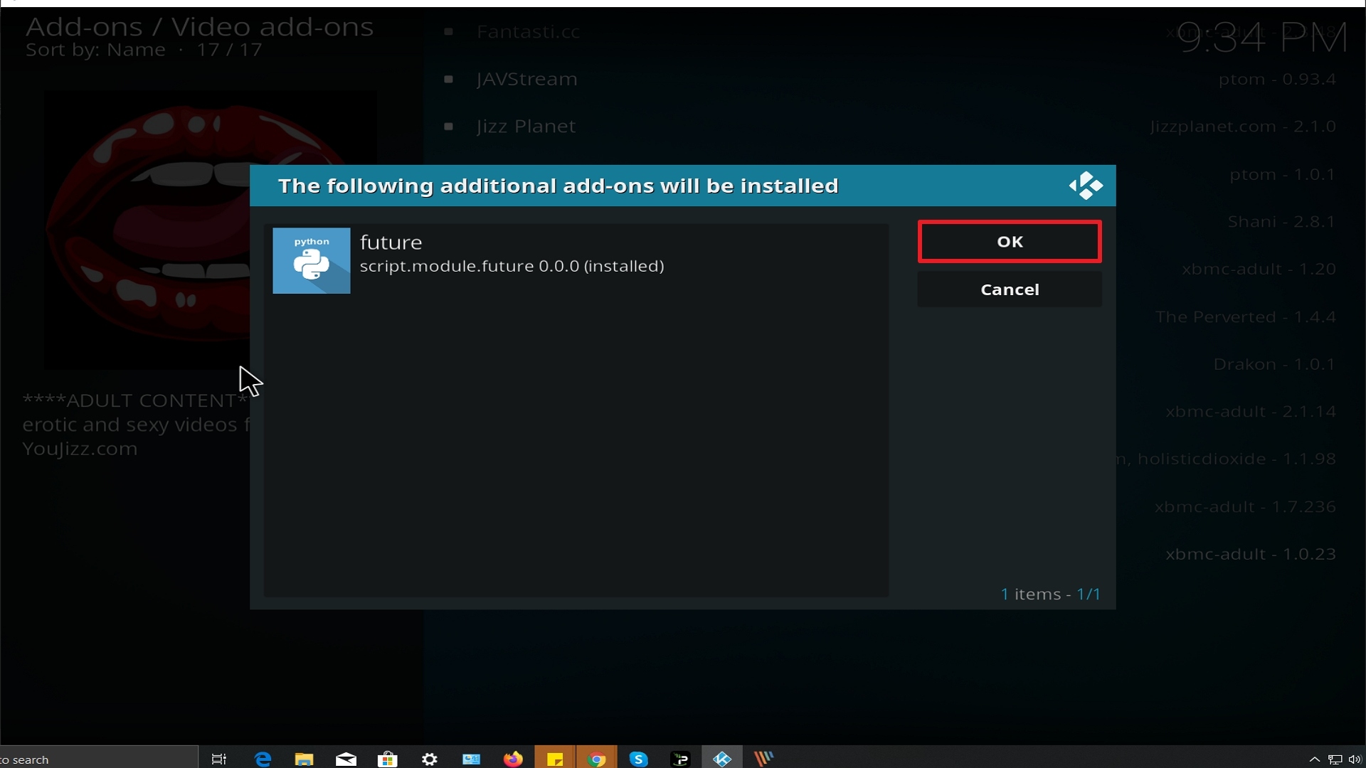 Step 26 Installing Youjizz addon on Kodi