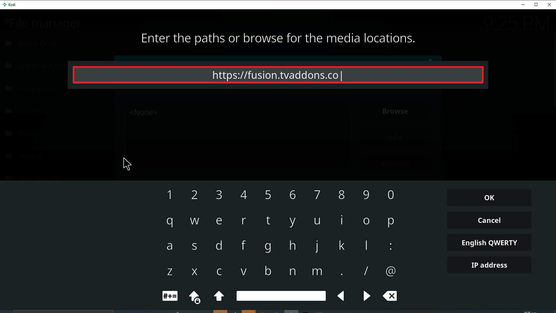 Step 9 Installing Adult Hideout Kodi addon on Kodi