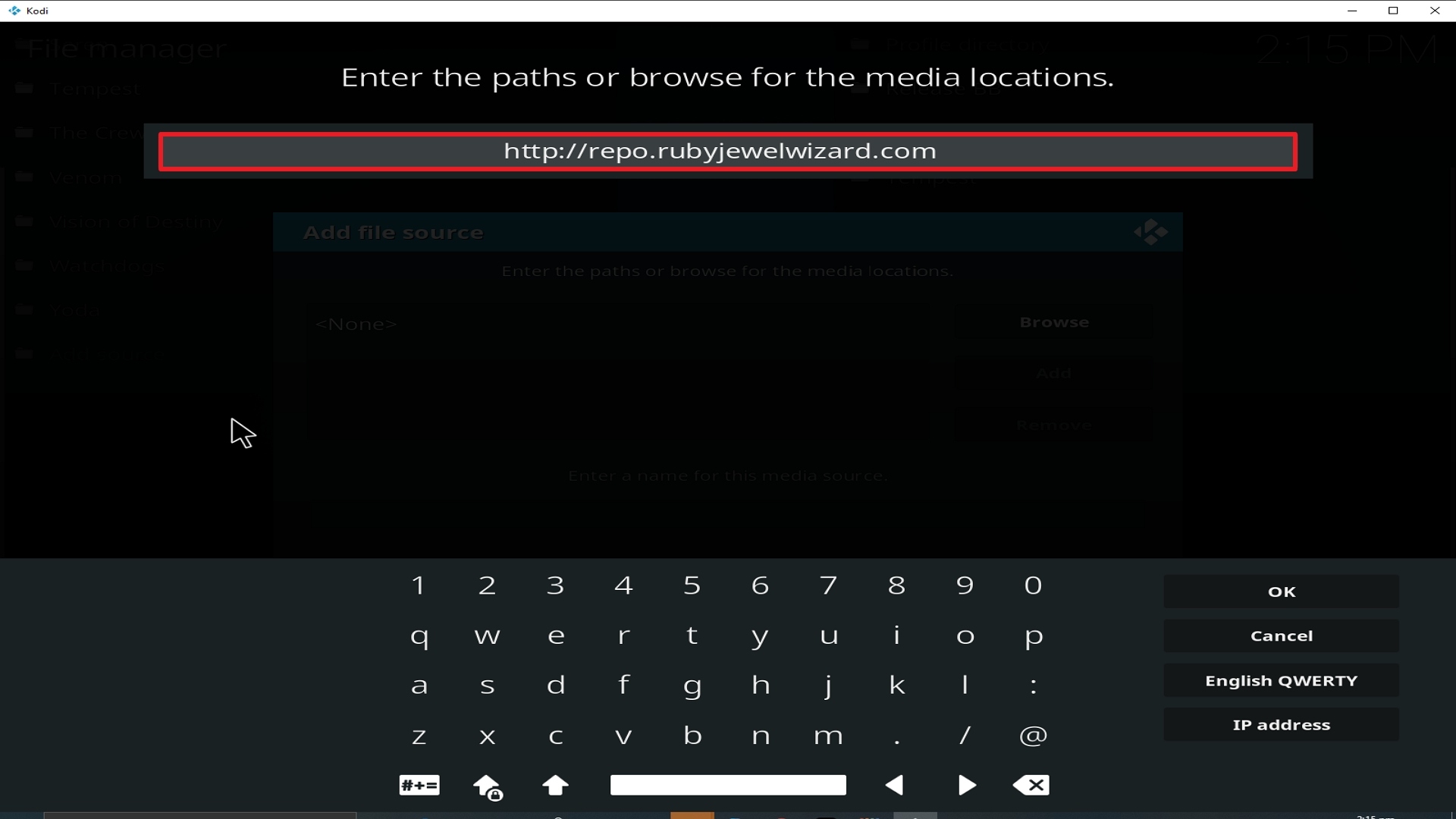 Step 9 Installing Grease Lightning addon on Kodi