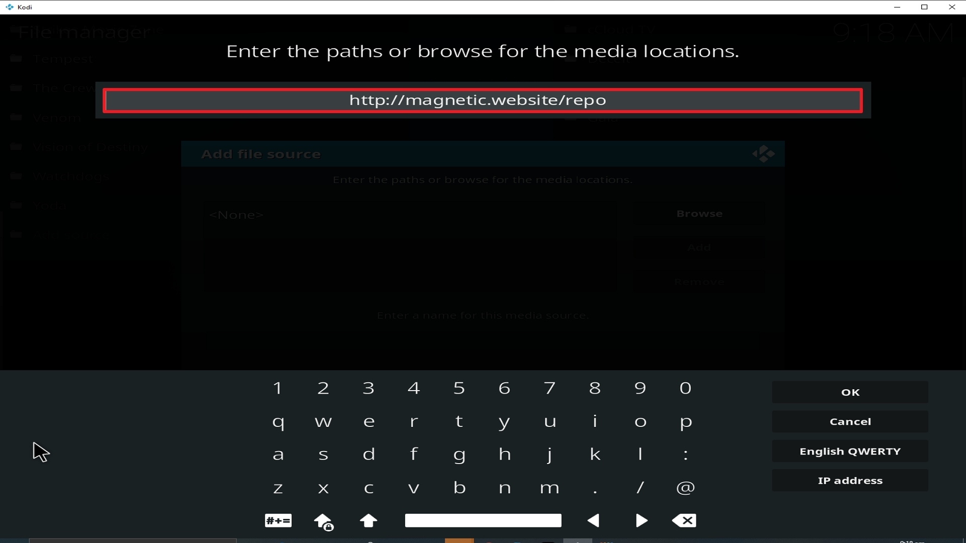 Step 9 Installing Nole Cinema addon on Kodi