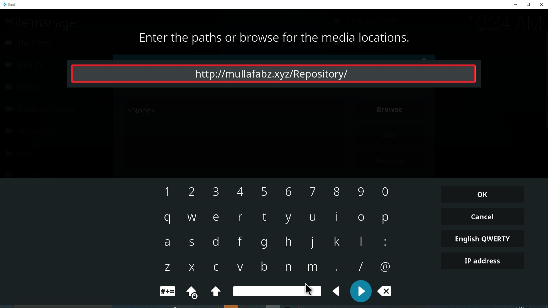 Step 9 Installing Rising Tides addon on Kodi