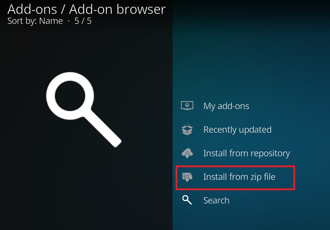 slamious kodi build install step 16