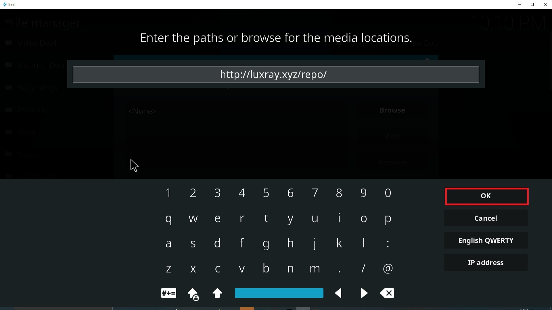Step 10 Installing Luxray addon on Kodi