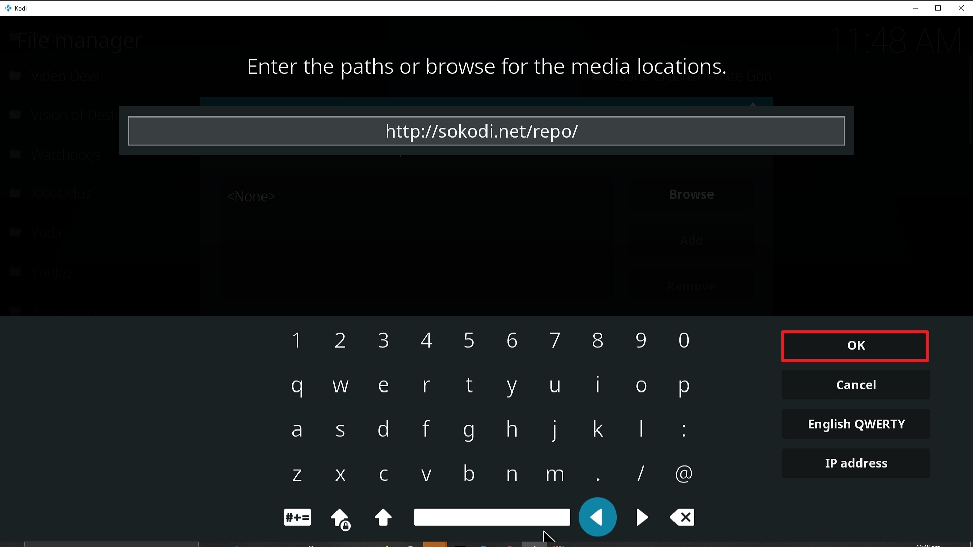 Step 10 Installing Zeus TV addon on Kodi