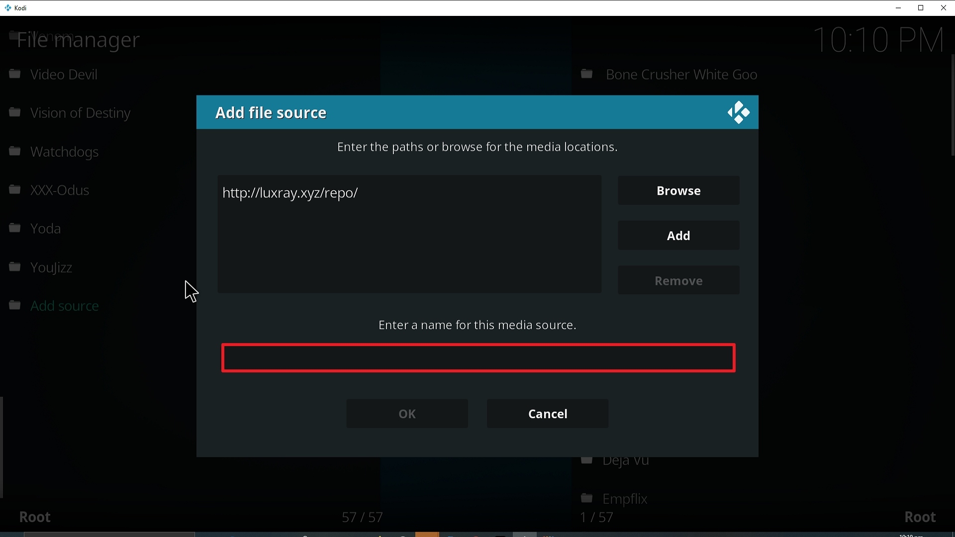 Step 11 Installing Luxray addon on Kodi