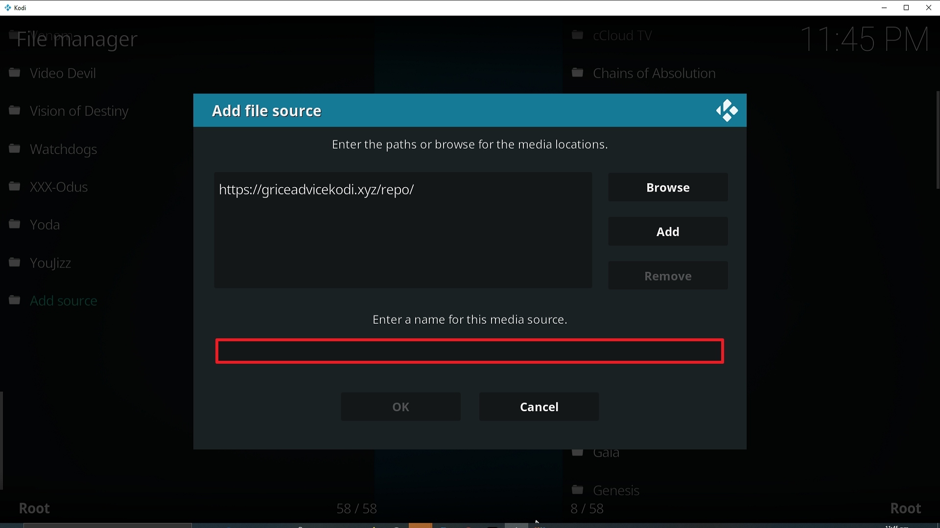 Step 11 Installing Rooboys addon on Kodi