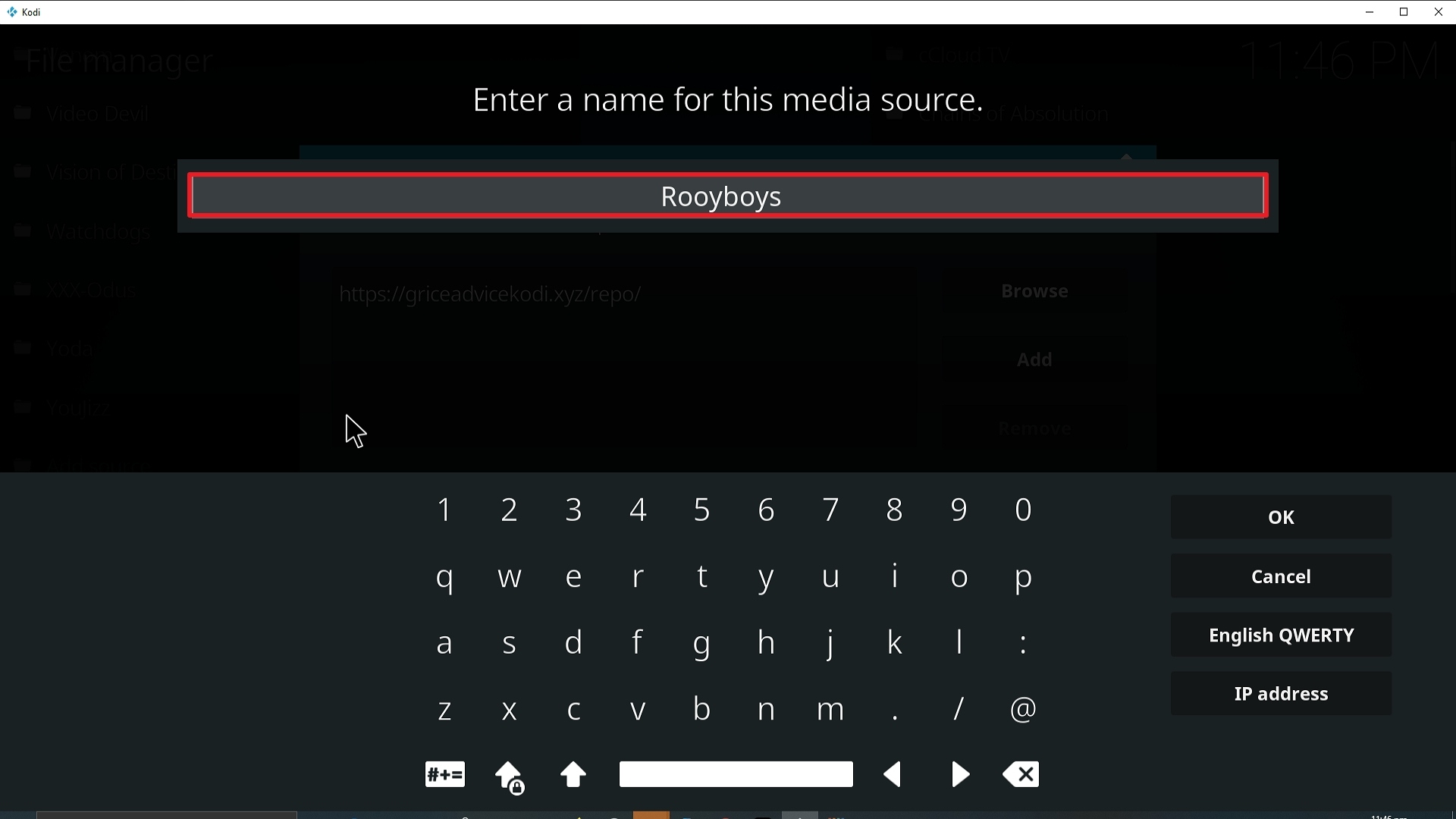 Step 12 Installing Rooboys addon on Kodi