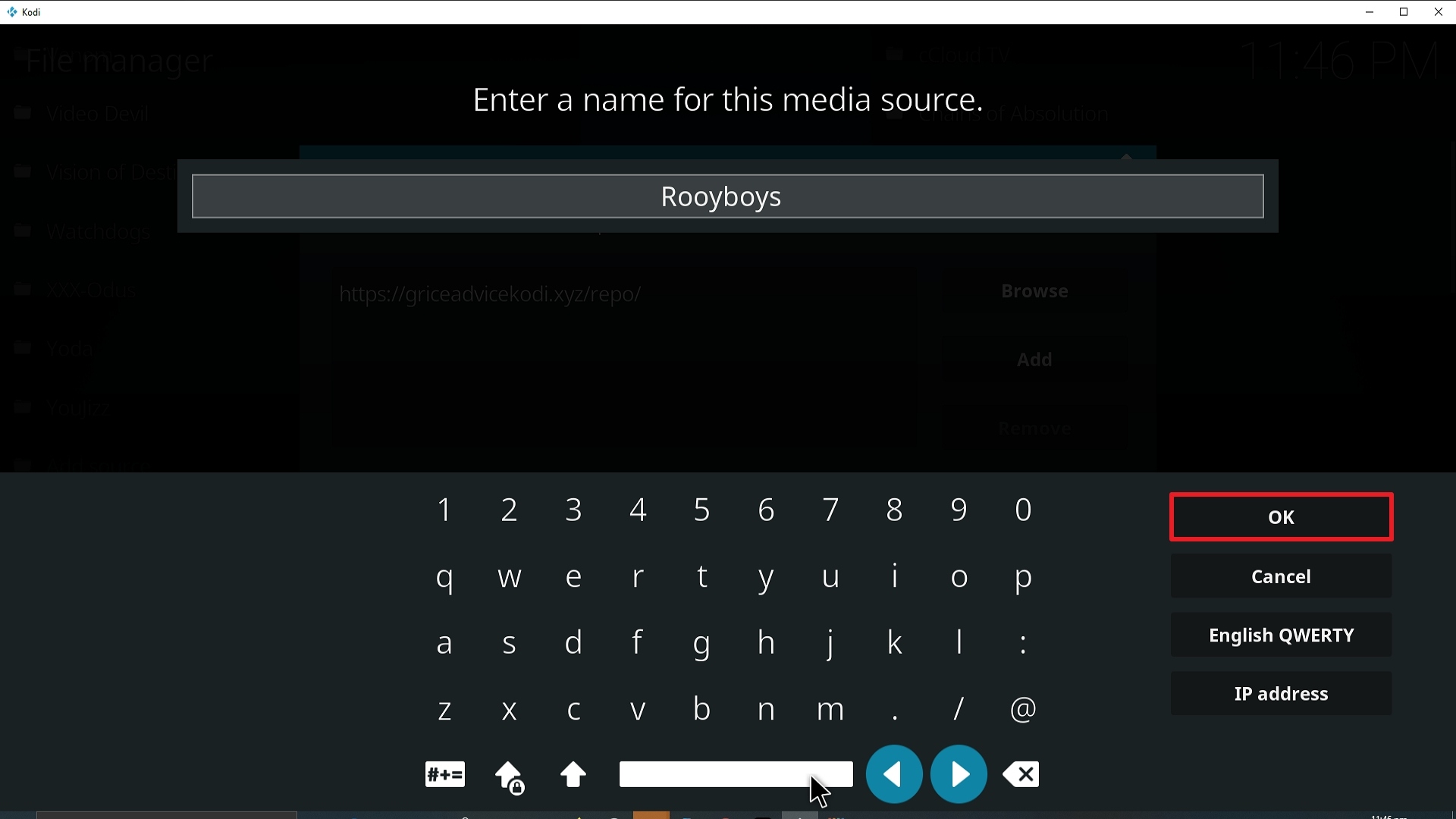 Step 13 Installing Rooboys addon on Kodi