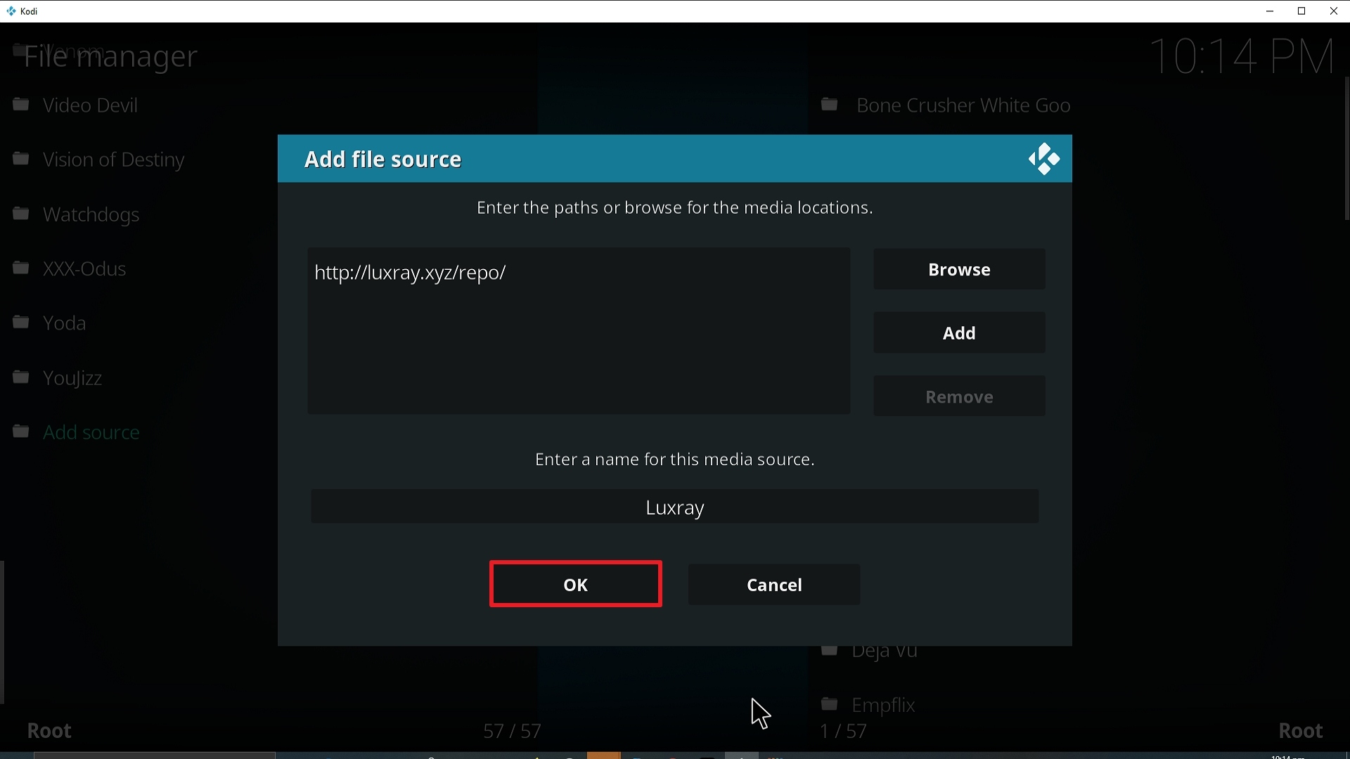Step 14 Installing Luxray addon on Kodi