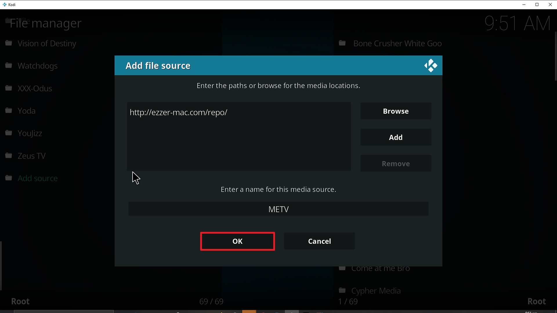 Step 14 Installing METV addon on Kodi