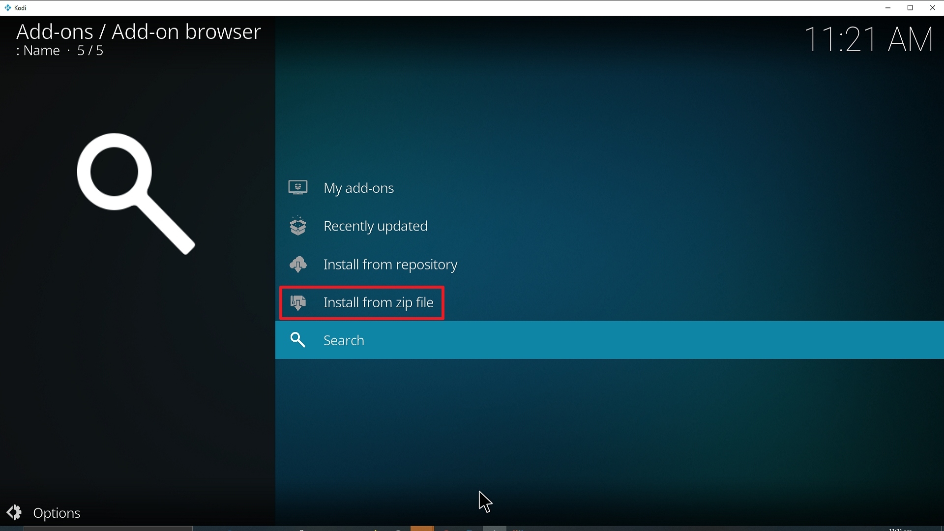 Step 16 Installing Documentary Empire addon on Kodi
