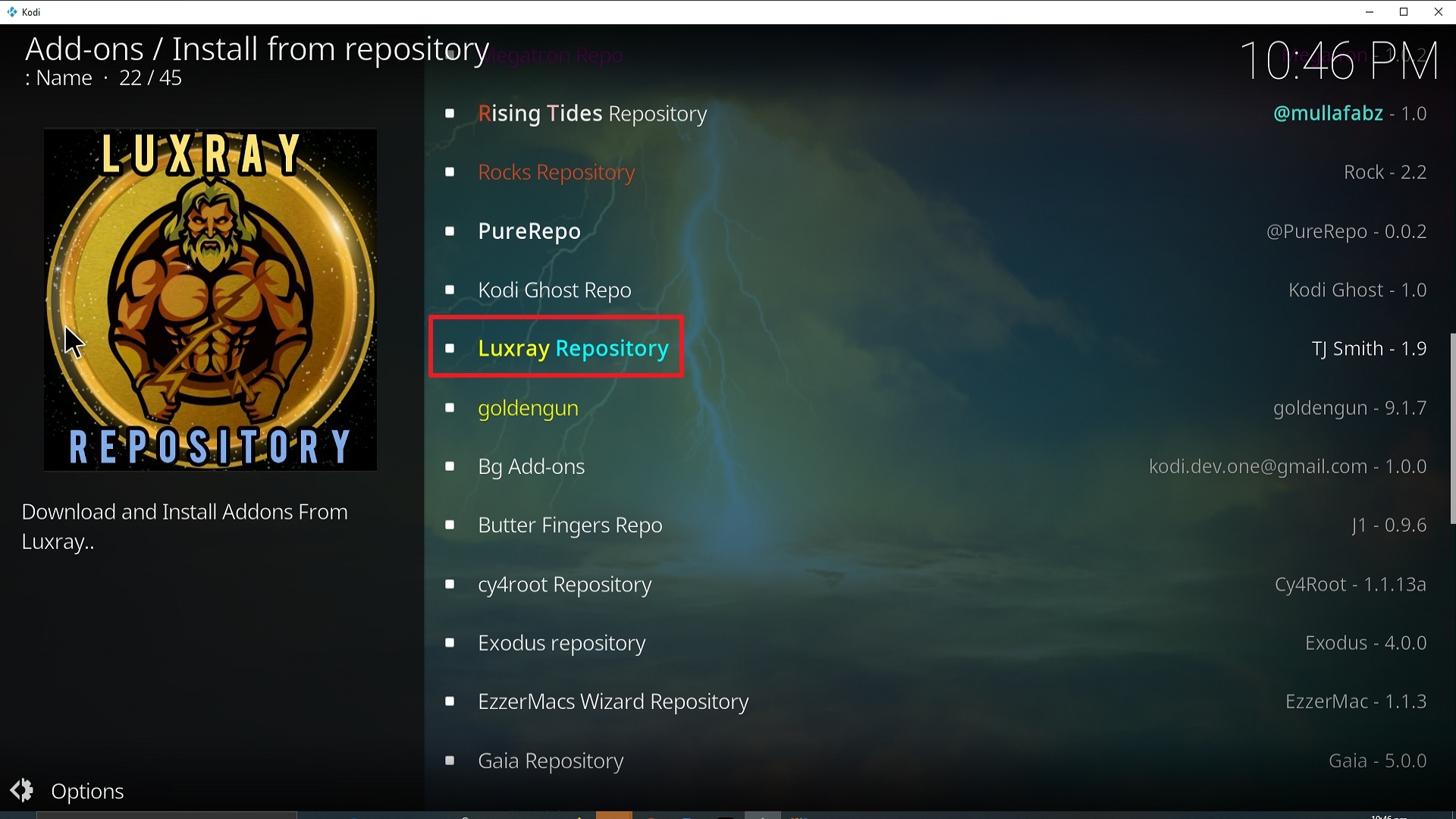 Step 20 Installing Chains of Absolution Kodi addon on Kodi