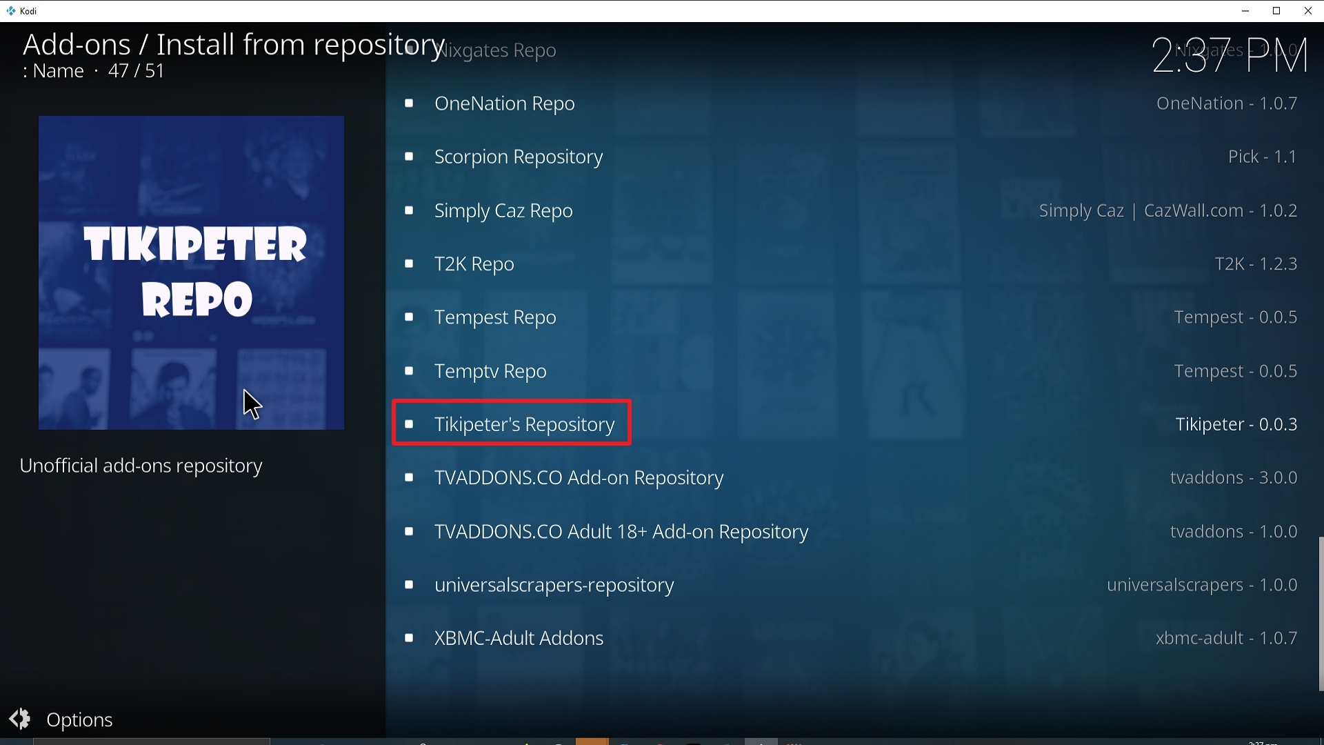 Step 20 Installing FEN addon on Kodi