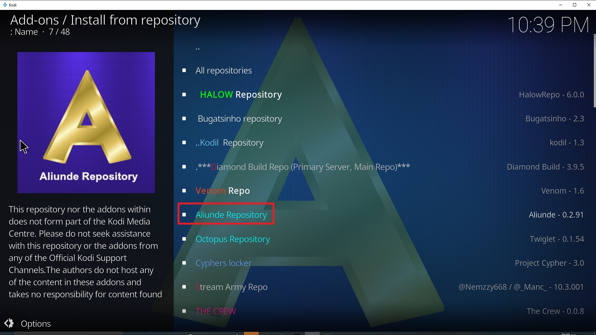 Step 20 Installing Flux It addon on Kodi