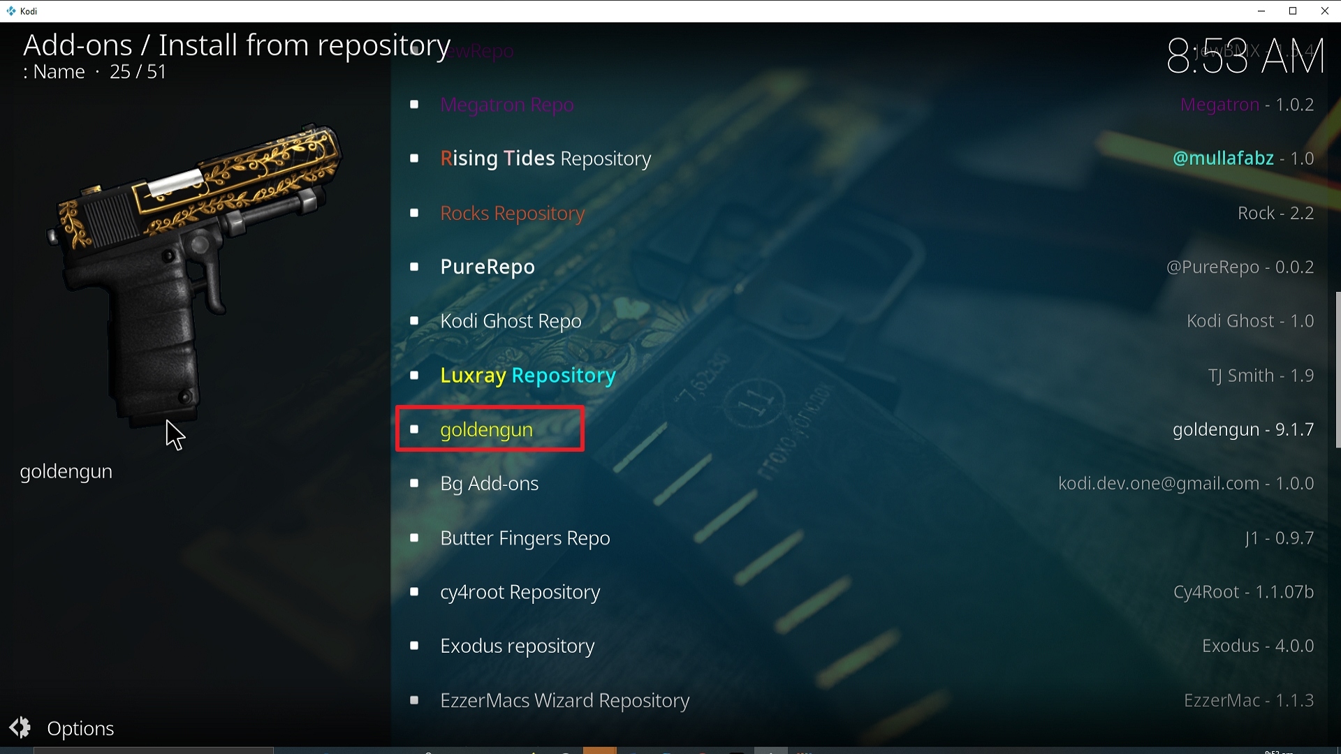 Step 20 Installing Resistance addon on Kodi