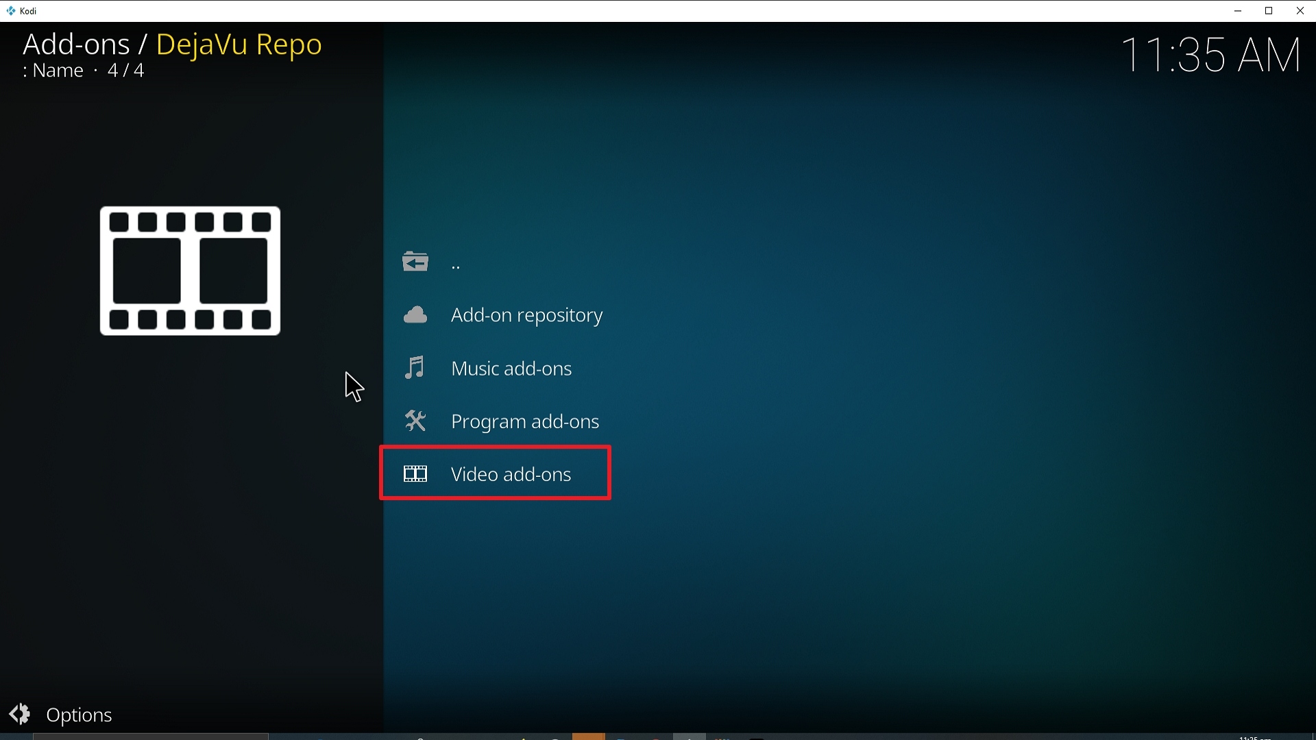 Step 21 Installing Mercury addon on Kodi