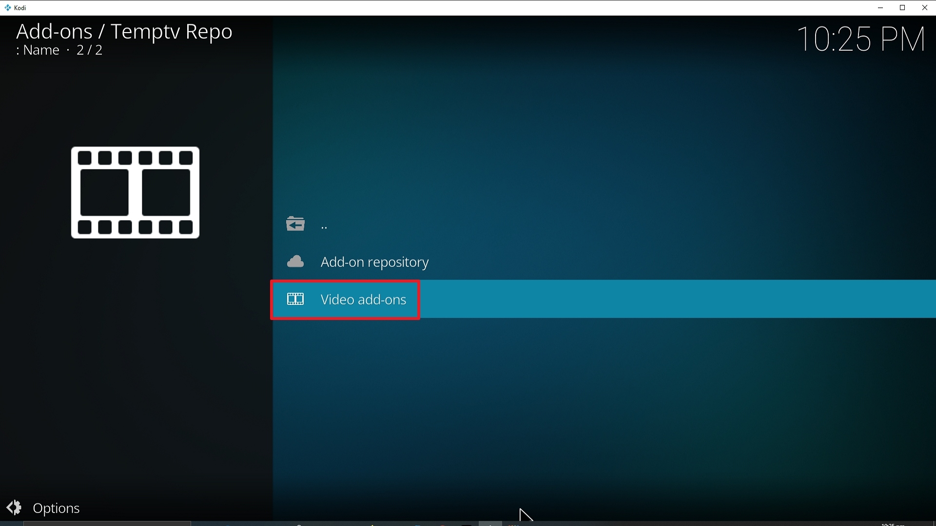 Step 21 Installing TempTV Kodi addon on Kodi