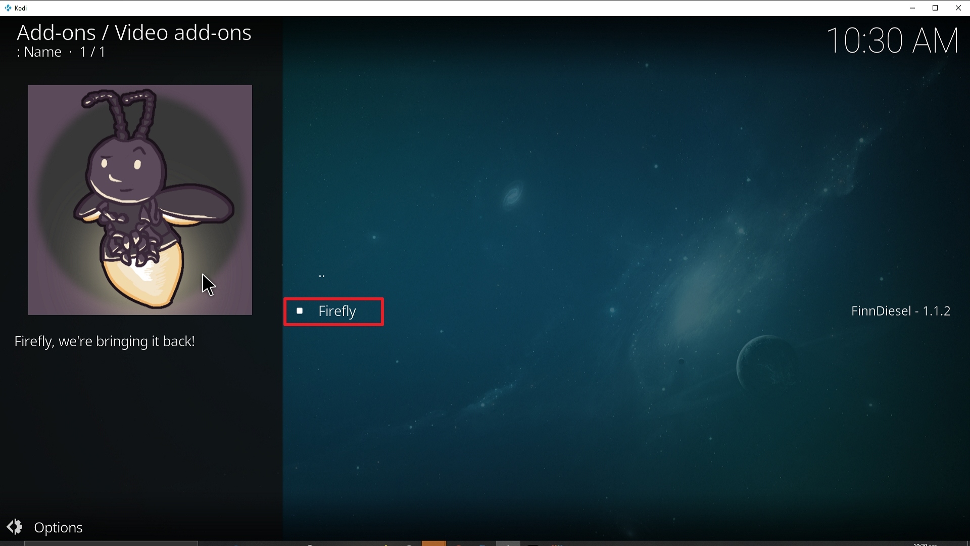 Step 22 Installing Firefly addon on Kodi