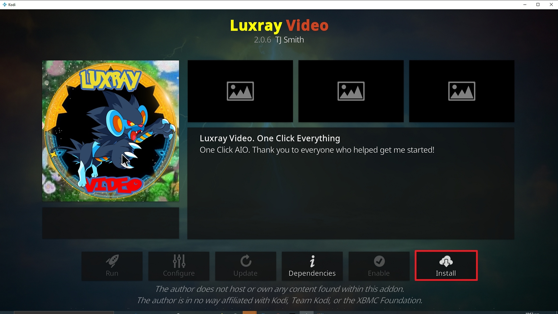 Step 23 Installing Luxray addon on Kodi