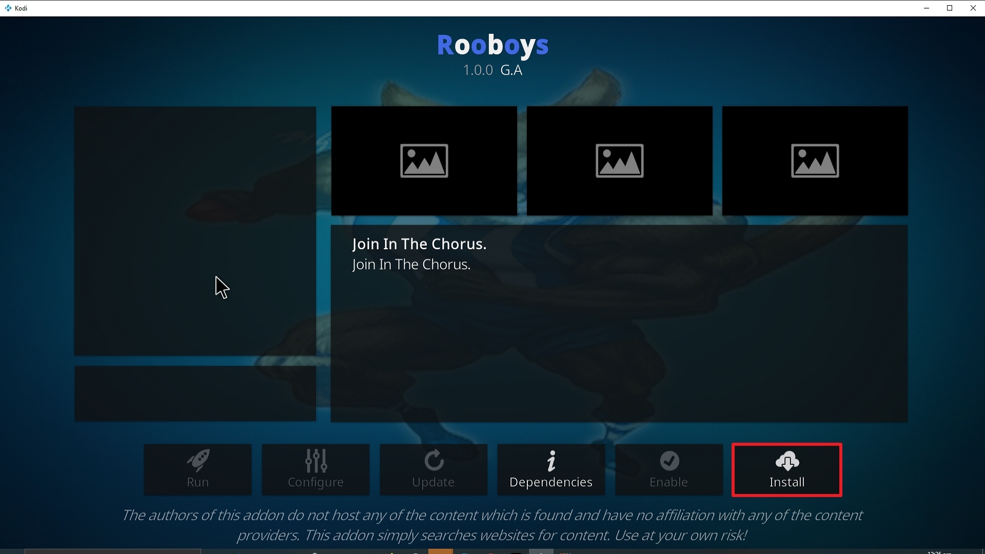 Step 23 Installing Rooboys addon on Kodi