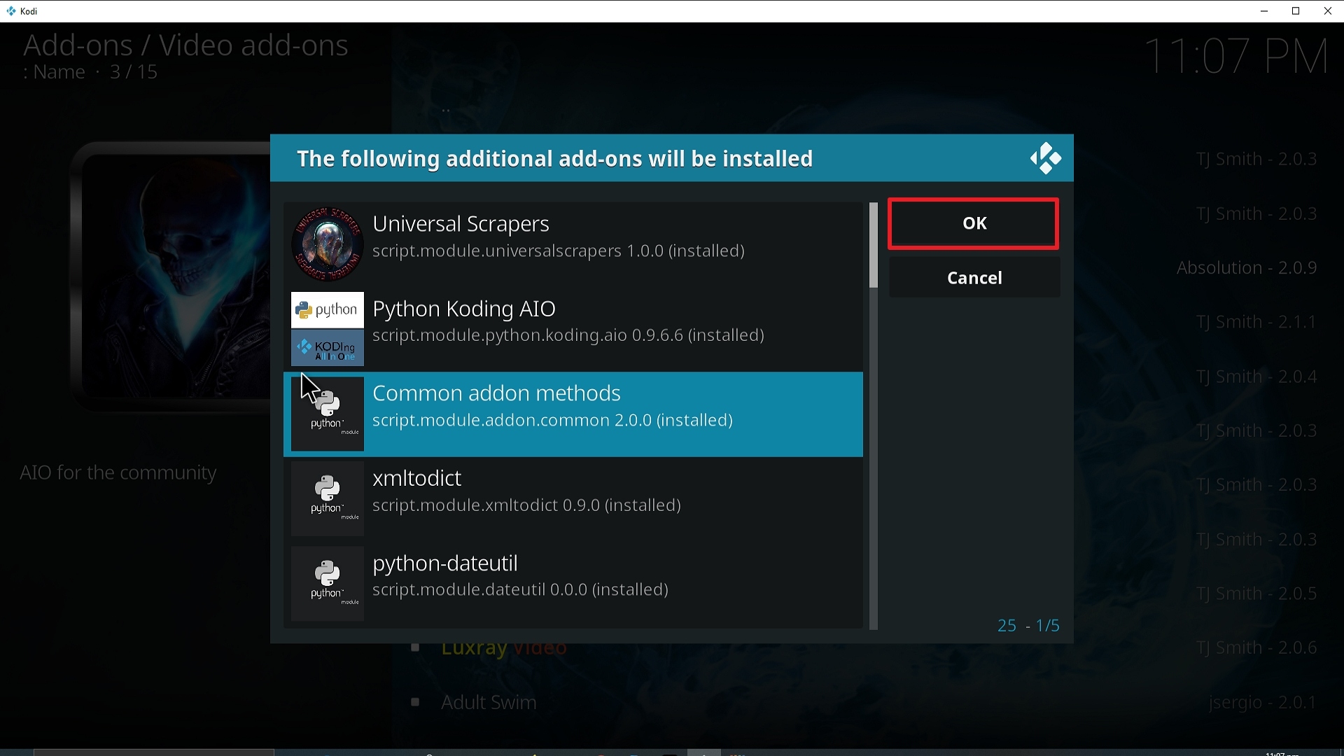 Step 25 Installing Chains of Absolution Kodi addon on Kodi
