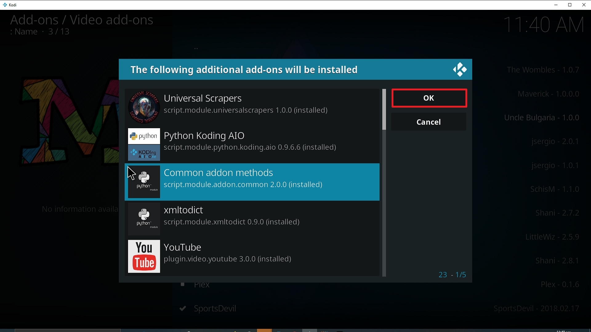 Step 25 Installing Mercury addon on Kodi
