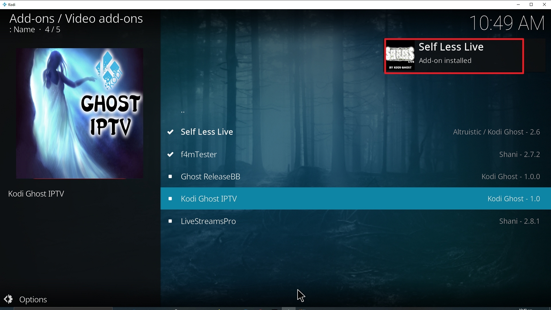 Step 25 Installing SelfLess Kodi addon on Kodi