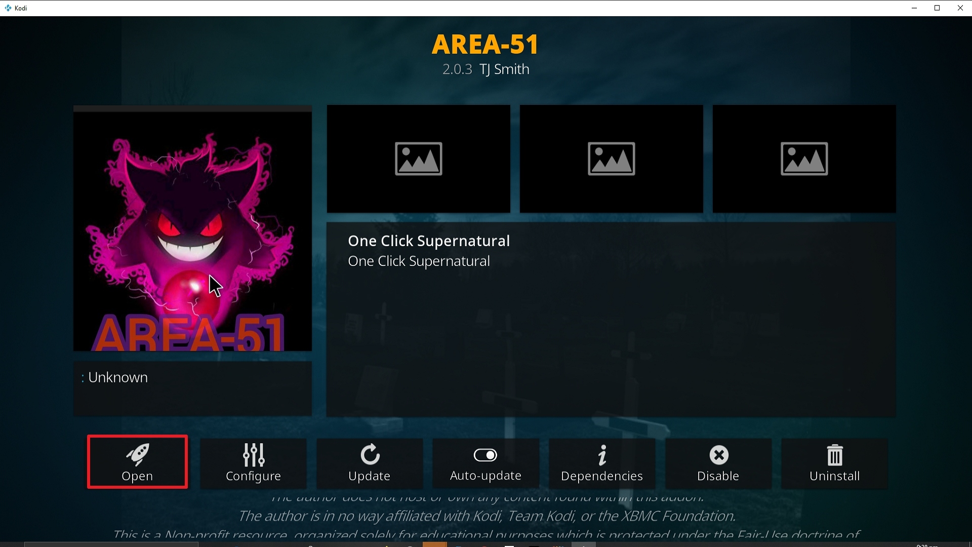 Step 26 Installing Area 51 addon on Kodi