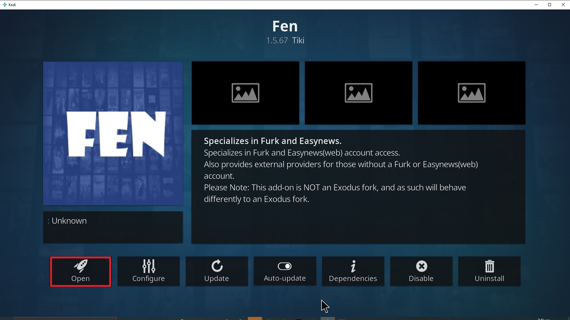 Step 26 Installing FEN addon on Kodi
