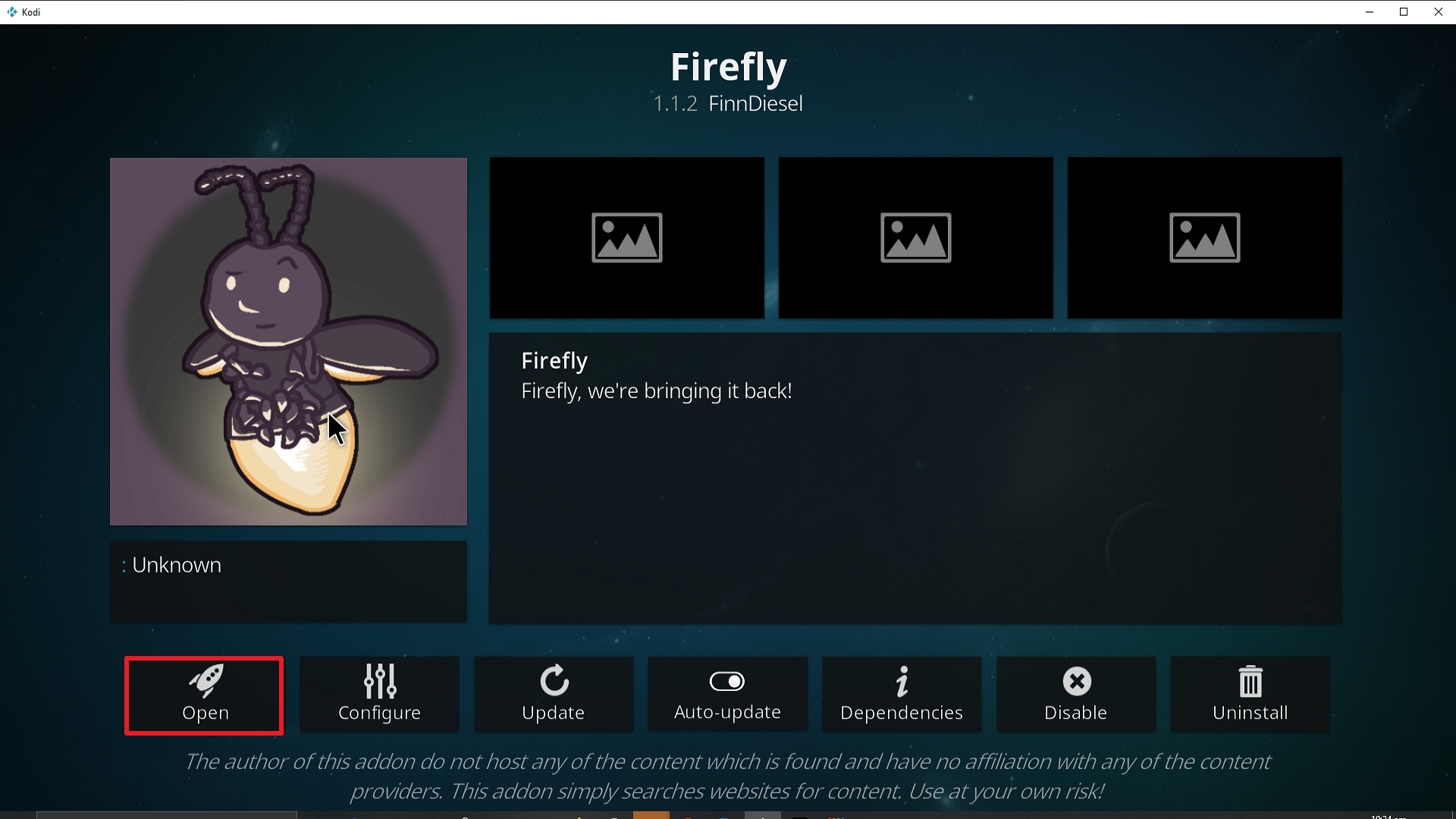 Step 26 Installing Firefly addon on Kodi