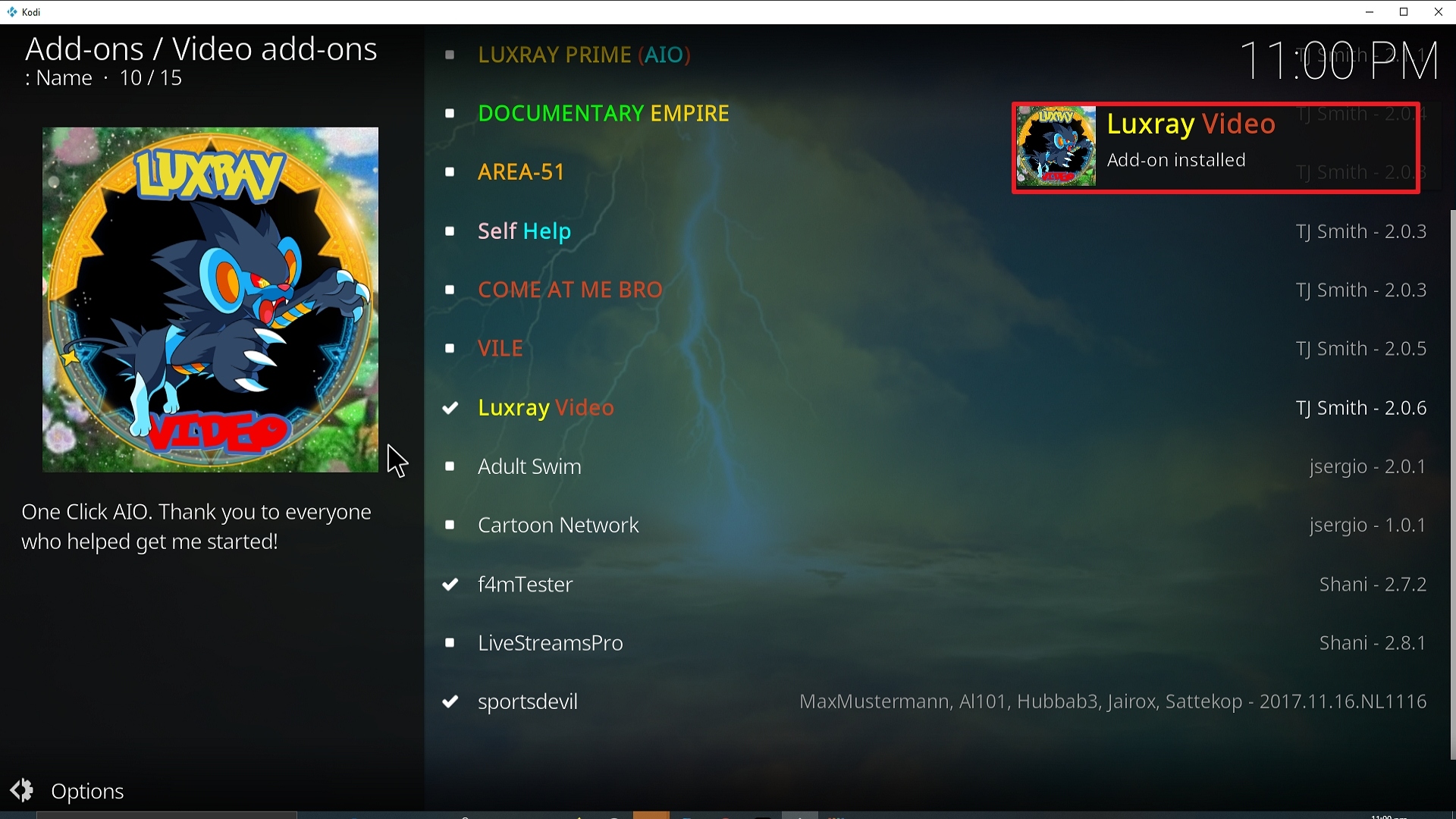 Step 26 Installing Luxray addon on Kodi