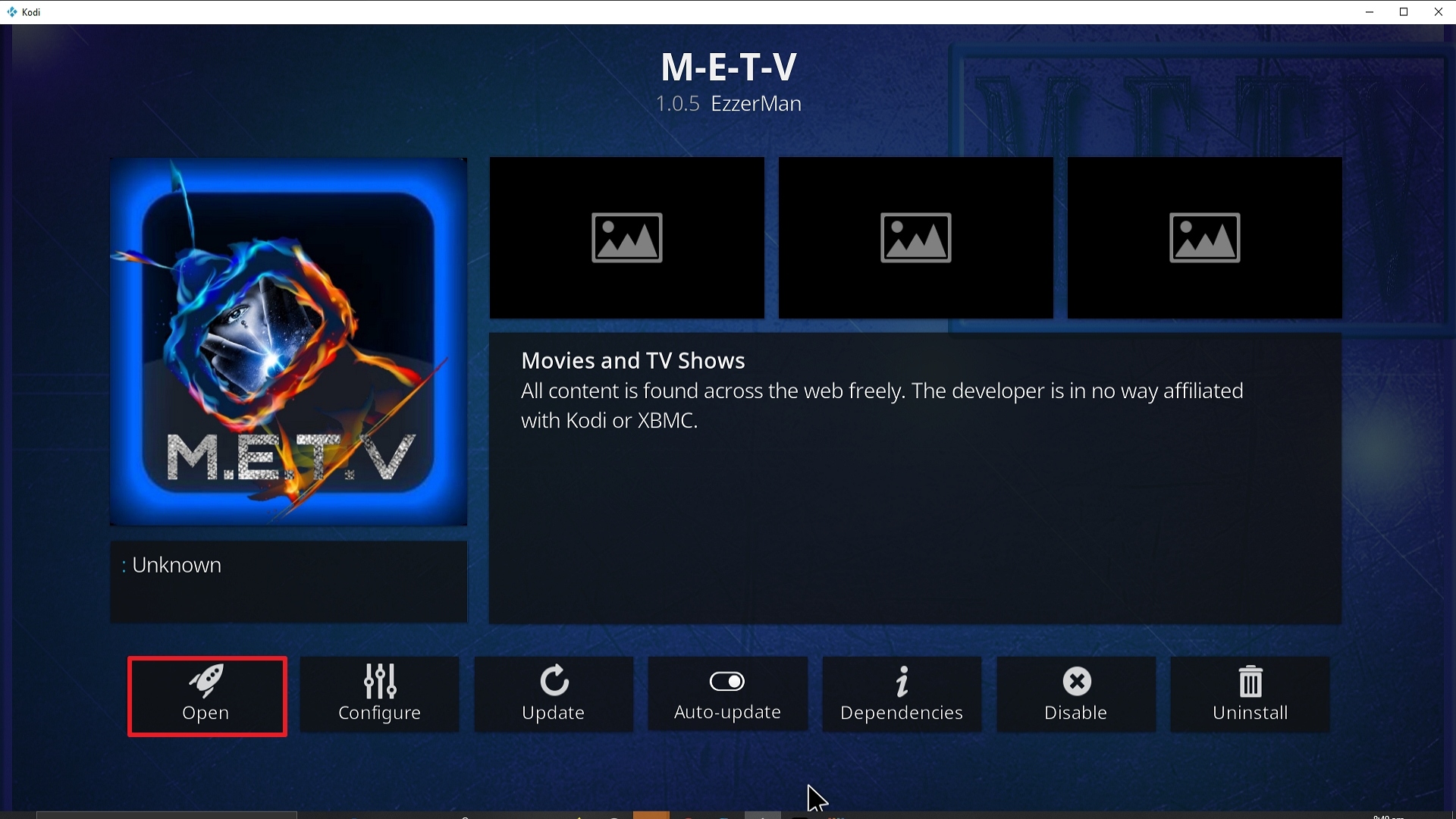 Step 26 Installing METV addon on Kodi