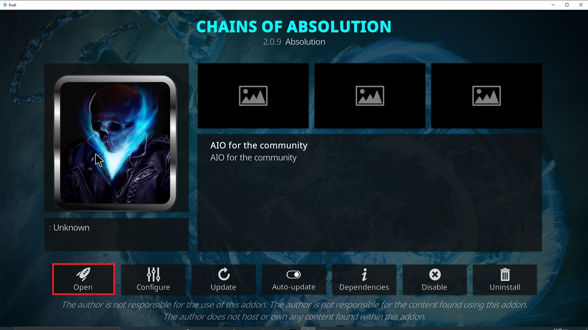 Step 27 Installing Chains of Absolution Kodi addon on Kodi